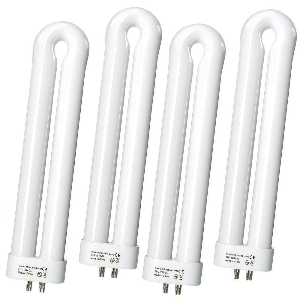 4 Pcs 15-Watt 4-Pin Base Replacement Bulb – Compatible with Black Flag 4 Pack