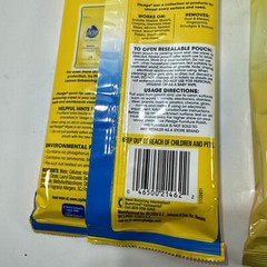 NEW 2X Pledge Expert Care Lemon/Orange Furniture Polish Wipes 24ct/25PKS