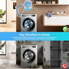 4-in-1 Indoor Dryer Vent with Dehumidifier for Protect Furniture, Dryer Vent …