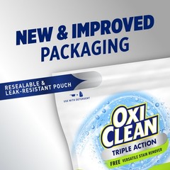 OxiClean Triple Action Free Versatile Stain Remover 64 Ounce (Pack of 1)