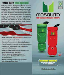 MOSQUITO HEPA-CONSTRUCTION, 45061, 33901, 6q or 10qt BKPK DRY VACUUM W/ TOOL KIT