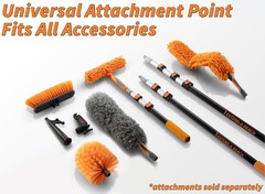 Extend-A-Reach Cobweb Duster Head Brush // Spider Web Brush For Outdoor Indoor