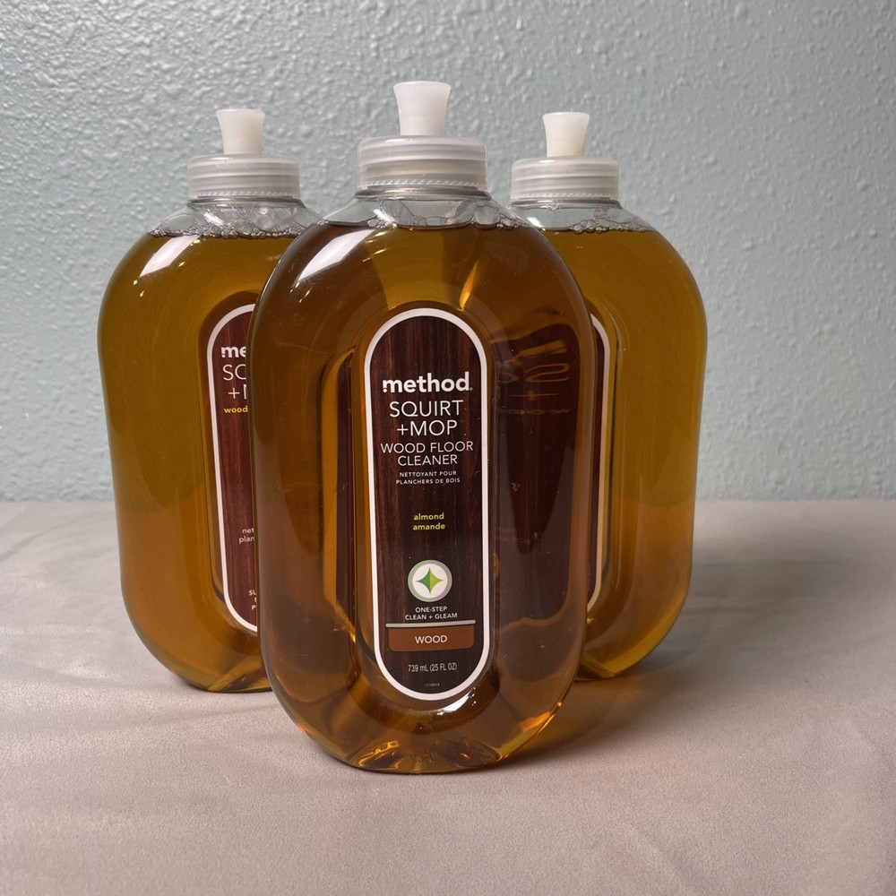 Squirt + Mop Hardwood Floor Cleaner, Almond, 25 oz. – 00562. Lot of 3