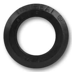 1 1/2″ UNISEAL Flexible Tank Adapter Made in the USA 1 1/2 inches, Black