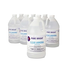 Pure Bright 19703575033 64 oz. Bottle Clear Ammonia (8/Carton) New