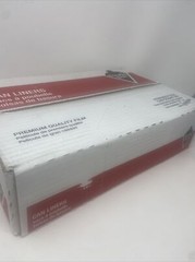 Tough Guy Recycled Trash Can Liner 40-45 Gallon. Clear Box of 100 31DK43 40”x46”