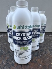 LOT OF 6 Whittaker Crystal Quick Response, 12 oz. Extraction Carpet Cleaner