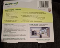 RESCUE! Ant Bait .Indoor 4 Bait Stations Child- Resistant .Mess Free
