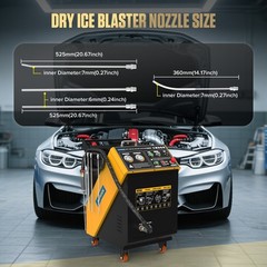Dry Ice Blasting Cleaning Machine Dry Ice Blaster Cleaner Dual Pressure Gauge