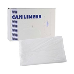 Boardwalk High Density Can Liners Flat Pack, 45 gal, 16 mic, 40×48″, 200/Carton