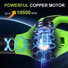Leaf Blower Cordless, 20V Handheld Electric Leaf Blower with 2.0Ah Battery an…