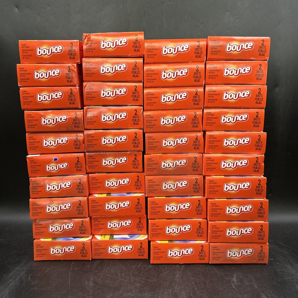 Lot of 40 2/box Procter & Gamble Bounce Softener Sheets, Outdoor Fresh 80 Sheets