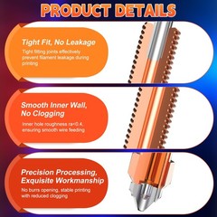 4 PCS 0.2mm 0.4mm Quick-Swap K1C Nozzle Kit K1/K1 Max/K1C Hotend Upgrade Kits
