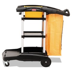 Rubbermaid? Commercial High Capacity Cleaning Cart, 21-3/4w x 49-3/4d x 38-3/8h,