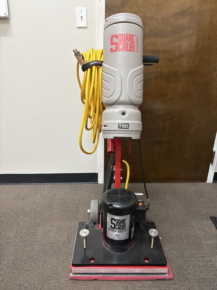 Square Scrub EBG-20/CV Walk-Behind Scrubber Buffer Polisher 20in 1.5hp 120V HEPA