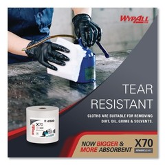 WypAll 41600 X70 12-1/2″ x 12-2/5″ Cloths – White, Jumbo (820 Towels/Roll) New