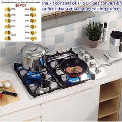 SGTBQLL ​36 Pcs Propane Orifice Kit,Propane Lp Natural Gas Brass Jet brass