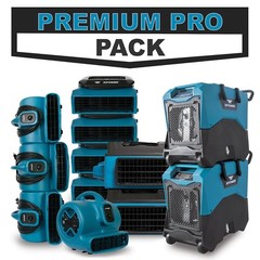 XPOWER Water Damage Restoration-2xDehumidifier,8xAir Movers,2xAir Scrubber-Blue