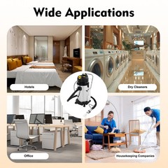 40L Commercial Carpet Cleaning Machine 3in1 Carpet Cleaner Vacuum Extractor 110V