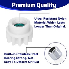 3 Pack Pedal Bearing Replacement for OCedar Mop Bucket – Easy Fix White