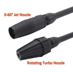 B. Watering Spray Gun + Jet Lance + Turbo Lance, B – with Variable Wand &