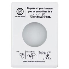 Procter & Gamble SDW Scensibles Personal Disposal Bag Dispenser, Plastic, White