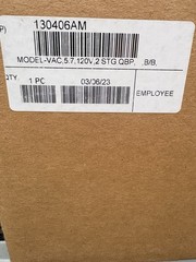 Tennant / Nobles 130406am Vacuum Motor, 120 Volt 2 Stage. New/oem. For 3500