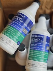 Case Of 12 NEW Bioesque Botanical Disinfectant Solution 1 quart (32 Fl. OZ)