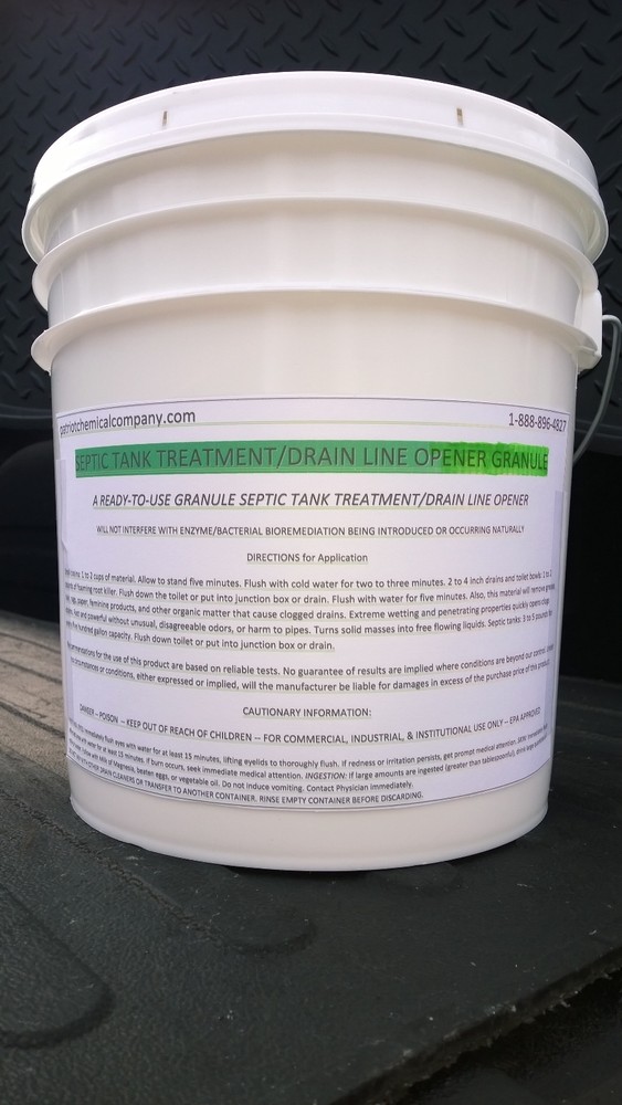 10 LBS SEPTIC TANK TREATMENT DRAIN CLEANER OPENER GRANULE PATRIOT CHEMICAL SALES
