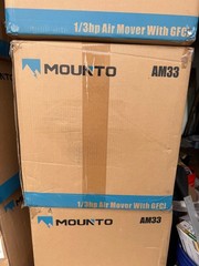 MOUNTO 2-Speed 1/3HP 2000 CFM Air Mover Blower Fan For Water Damage Restoration