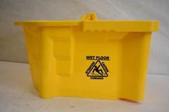 Impact Products 9Y/2626-3Y 6-1/2 Gallon Mop Bucket w/ Wringer Side Press Yellow