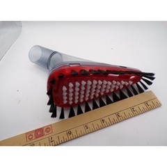 Red & Clear Brush Attachment for Vacuum Cleaner Tool Head Replacement