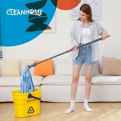 Commercial Mop Bucket with Wringer Portable Collapsible Plastic Mop Bucket Clean