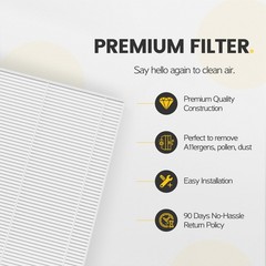 HPA100 HEPA Filter Replacement HRF-ARVP100 for Honeywell HPA100 Series Air Pu…