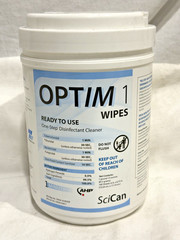 Scican OPT1-W12 Optim1 Wipes Disinfectant Surface Wipes Unscented SCI33W12 160Pk