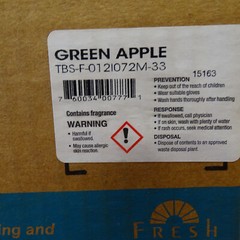 Fresh Products 12-SANI Eco Fresh NBlock And Screen 1500 Flushes Each Gree Apple
