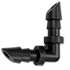 RedChili Drip Irrigation Universal 1/4″ Barbed Elbow Elbow-80P, Black