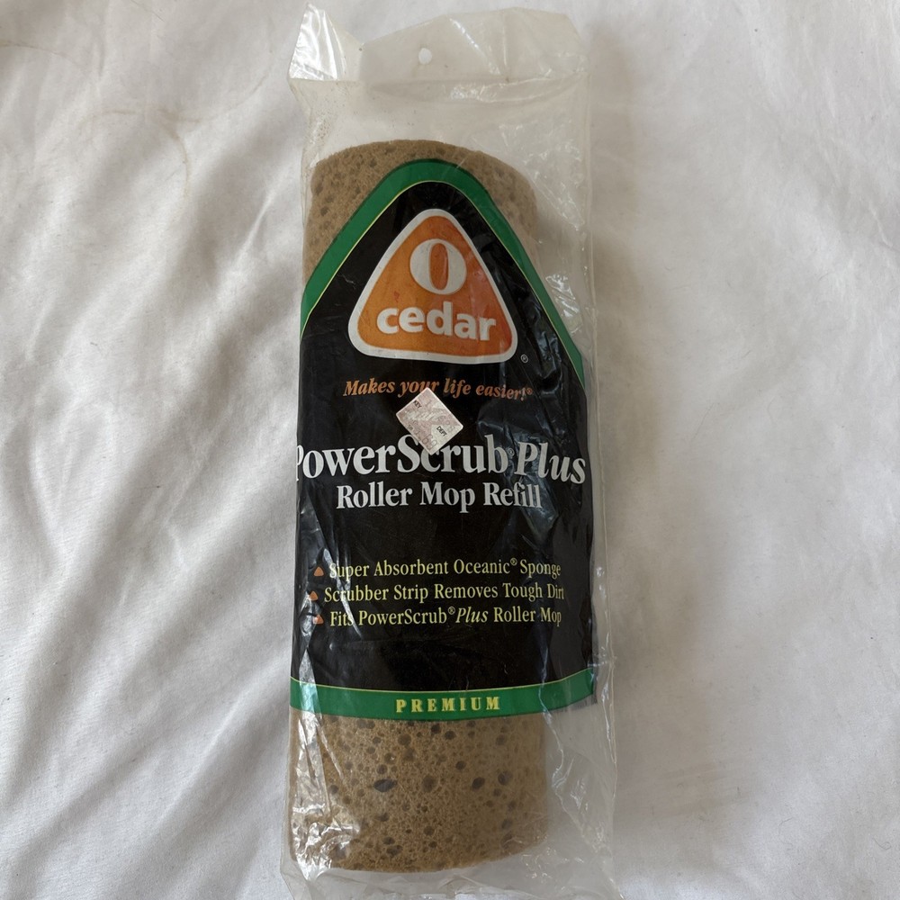 O Cedar PowerScrub Plus Roller Mop Refill 1997 Item #646 New