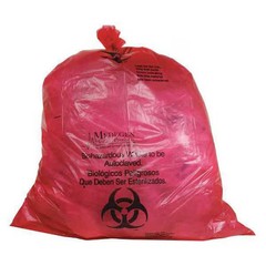 Autoclav. Biohaz. Bag, 7To10gal, Red, Pk200, Aclb142013