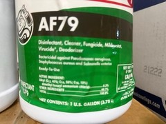 4GL Betco AF79 Disinfectant, Fungicide, Mildewstat, Deodorizer Bathroom Cleaner