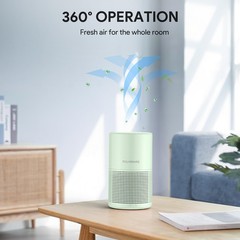 FULMINARE Air Purifiers for Home Bedroom H13 HEPA Air Purifier, 3 Speeds, Tim…