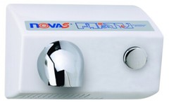 Hand Dryer 0110-00 ASI Nova 5 White Surface Mount 110-120V USA Push Button