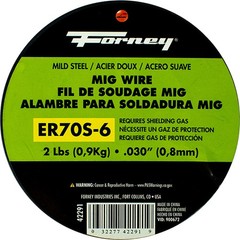 ER70S-6, MIG Wire, Mild Steel, .030 in Dia x 2# – 7 Each FOR-42291