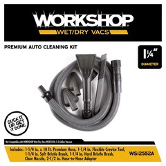 WORKSHOP Wet/Dry Vacs Shop Vacuum Accessories WS12552A Premium Auto Cleaning …