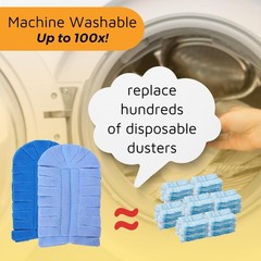Flammi 360° Fleece Duster Refills for 3 Pack-mixed Color, 3 Color