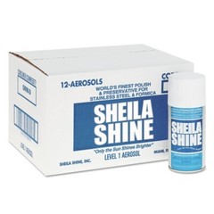 Sheila Shine 1CT 10 oz Spray Stainless Steel Cleaner & Polish (12/CT) New