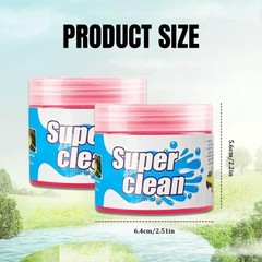 Cleaning Gel, Cleaning Supplies, Cleaning Putty, Univers Size: 2PCSColor: Pink