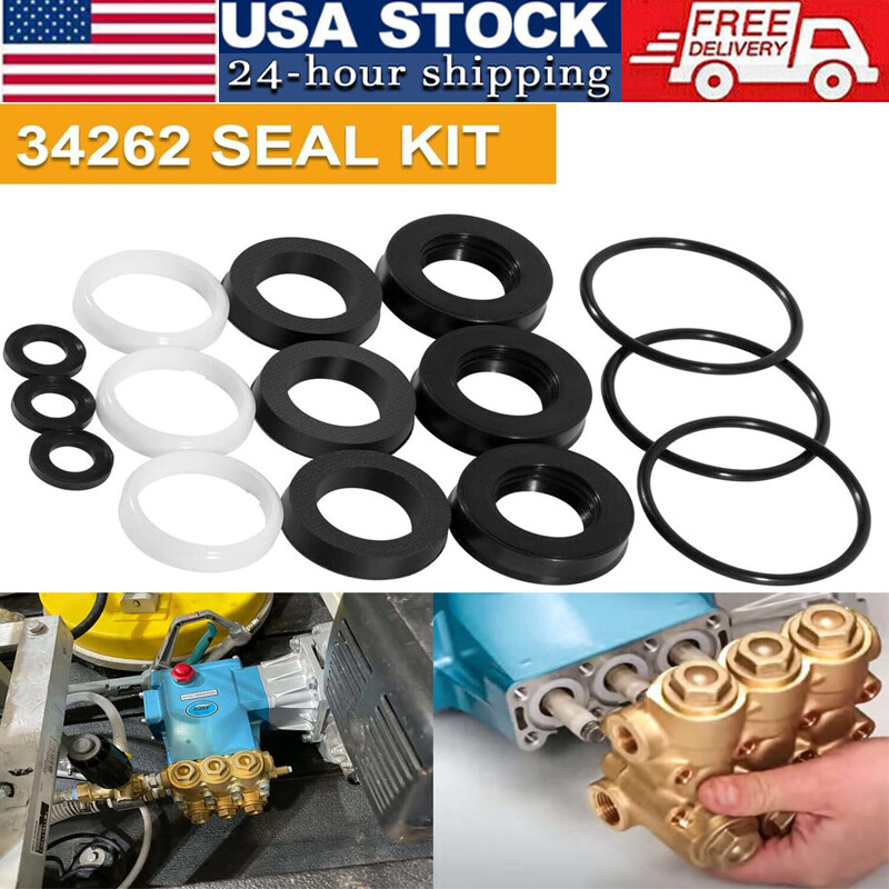 34262 Seal Rebuild Kit For Cat Pump 66DX 6DX Pressure Washer Pump Model 6DX35G1I