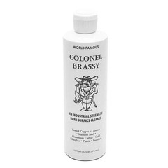 Colonel Brassy Metal Chrome Aluminum Polish & Cleaner Motorcycle Boat RV 16oz