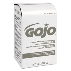 GOJO 921212CT 800 mL Ultra Mild Lotion Soap Refill – Floral Balsam (12/CT) New